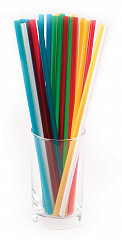 Трубочки без сгиба разноцветные Завод пластмасс 240 мм 250 шт [ПС-ЮП011] в Москве , фото