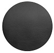 Салфетка подстановочная (плейсмат)  d 40 см, декор grainy black / зернистый черный