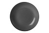 Тарелка глубокая безбортовая Porland 21 см фарфор цвет черный Seasons (197621) фото
