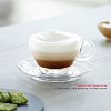 Блюдце для чашки Ocean Caffe Premio d 14,5 см стекло фото