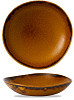 Салатник асимметричный Dudson 25,3 см, 1,1 л, коричневый HVBROGB11 фото
