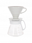 Воронка для приготовления кофе с чайником  XVDD-3012W