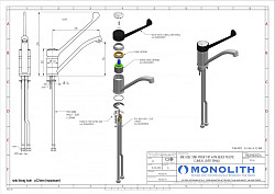 Смеситель Monolith R 0201020224 в Санкт-Петербурге, фото 2