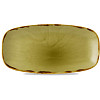 Тарелка прямоугольная со скругленными углами Dudson 29,8х15,3 см, зеленая HVGRXO111 фото