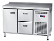 Холодильный стол  СХС-70-01 неохлаждаемая столешница с бортом (ящики 1/2, дверь)