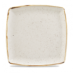 Тарелка мелкая квадратная Churchill Stonecast Barley White SWHSDS101 26,8 см в Санкт-Петербурге фото