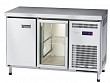 Холодильный стол Abat СХС-70-01 неохлаждаемая столешница без борта (дверь-стекло, дверь)