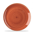 Тарелка мелкая круглая Churchill Stonecast Spiced Orange SSOSEV101 26 см