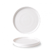 Тарелка мелкая с прямым бортом Churchill CHEFS Walled d21см h2см, Vellum, цвет White полуматовый WHVMWP211