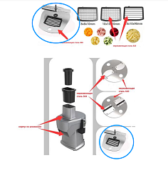 Овощерезка Crazy Pan CP- FP817 в Санкт-Петербурге, фото 6