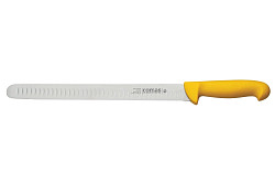 Нож для тонкой нарезки рыбы Comas 30 см, L 42,5 см, нерж. сталь / полипропилен, цвет ручки желтый, Carbon (10125) в Санкт-Петербурге фото