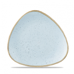 Тарелка мелкая треугольная Churchill Stonecast Duck Egg Blue SDESTR71 19,2см, без борта в Санкт-Петербурге фото