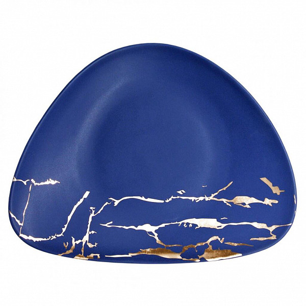 Тарелка P.L. Proff Cuisine 35*28 см Blue Gold фото