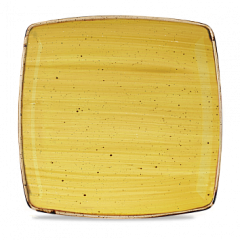 Тарелка мелкая квадратная Churchill Stonecast Mustard Seed Yellow SMSSDS101 26,8 см в Санкт-Петербурге фото