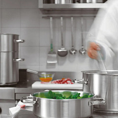 Кастрюля Paderno сталь нерж. 2,7л D=18,H=11,4,L=27см металлич. (11007-18) в Санкт-Петербурге, фото 5