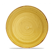 Тарелка мелкая круглая Churchill Stonecast Mustard Seed Yellow SMSSEVP81 21,7 см