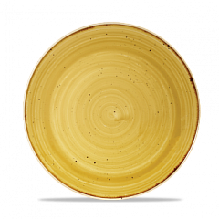 Тарелка мелкая круглая Churchill Stonecast Mustard Seed Yellow SMSSEVP81 21,7 см в Санкт-Петербурге фото