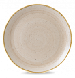 Тарелка мелкая круглая  Stonecast Nutmeg Cream SNMSEV121 32,4см, без борта