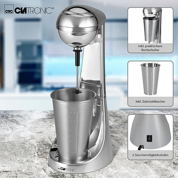 Вспениватель молока Clatronic BM 3472 chrom фото