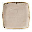 Тарелка мелкая квадратная  Stonecast Nutmeg Cream SNMSDS101 26,8 см