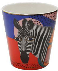 Чашка без ручки Porland 320 мл Wild Life Zebra (425430) в Санкт-Петербурге, фото