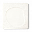 Тарелка P.L. Proff Cuisine 30,5*30,5 см квадратная смещенное дно белая фарфор
