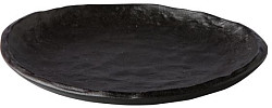 Тарелка мелкая Style Point Oyster 16 см, цвет черный (QR17042) в Санкт-Петербурге, фото