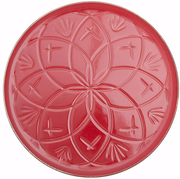 Тарелка Porland CHRISTINA RED 32 см (18CR32 красный) фото