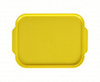 Поднос столовый с ручками Luxstahl 450х355 мм желтый