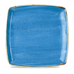 Тарелка мелкая квадратная Churchill Stonecast Cornflower Blue SCFSDS101 26,8 см в Санкт-Петербурге фото