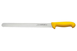Нож для тонкой нарезки Comas 30 см, L 42,8 см, нерж. сталь / полипропилен, цвет ручки желтый, Carbon (10124) в Санкт-Петербурге фото