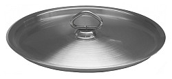 Крышка из нержавеющей стали Luxstahl 360 мм кт1706 в Санкт-Петербурге, фото