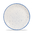 Тарелка мелкая без борта Churchill Stonecast Hints Indigo Blue SHBIEVP81