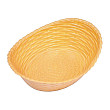 Корзина для хлеба и выкладки  21*16,5 см h6,8 см плетеная ротанг бежевая