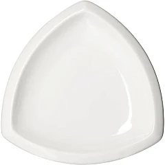 Тарелка треугольная Kunstwerk фарфор ,L=18,B=18см белый (03010920) в Санкт-Петербурге, фото