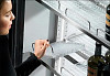 Монотемпературный винный шкаф Enofrigo ENOGALAX H2400 GM6C1V вент. серый фото
