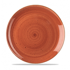 Тарелка мелкая круглая Churchill Stonecast Spiced Orange SSOSEV111 28,8см, без борта в Санкт-Петербурге фото