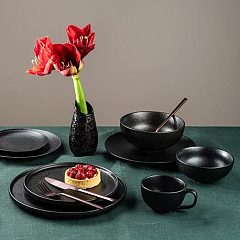 Соусник Kunstwerk Блэк фарфор 50мл D=6,H=4см черный (03041422) в Санкт-Петербурге, фото 3