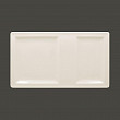 Тарелка прямоугольная 2-секционная RAK Porcelain Classic Gourmet 37*21 см