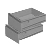 Комплект выдвижных ящиков Gastrorag SET 2 DRAWER фото