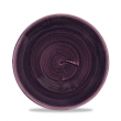 Тарелка мелкая круглая Churchill Stonecast Deep Purple PADPEVP81
