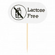 Маркировка-флажок  LACTOSE FREE 8 см, 100 шт