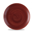 Тарелка мелкая без борта Churchill Stonecast Patina Rust Red PAREEV101