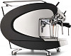 Рожковая кофемашина Nuova Simonelli Aurelia WAVE T3 2Gr 380V черная+самоочистка+высокие группы (169768) фото