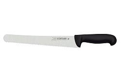 Нож для хлеба Comas 25 см, L 37 см, нерж. сталь / полипропилен, цвет ручки черный, Carbon (10084) в Санкт-Петербурге фото