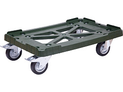 Тележка для контейнеров Tara 508-3 green в&nbsp;Санкт-Петербурге фото