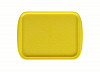 Поднос столовый из полистирола Luxstahl 330х260 мм желтый фото