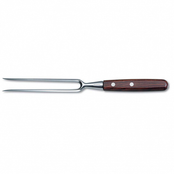 Вилка для мяса Victorinox Rosewood 18 см, ручка розовое дерево фото