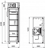 Фармацевтический холодильник Аркто ШХФ-1400-КГП фото