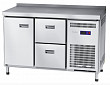 Холодильный стол Abat СХС-60-01 неохлаждаемая столешница с бортом (ящики 1/2, дверь)